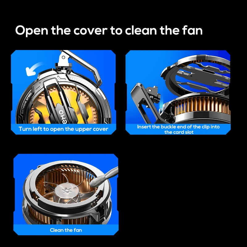 MEMO CX08 Pro CX08 CX07 DLA6 Fast Cooling Magnetic with Clip