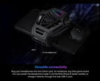 Original ASUS ROG AeroActive Cooler X For Rog 8/8pro, Rog Phone 9/9pro Funcooler Cooling Fan Holder ROG Gaming Phone Accessories