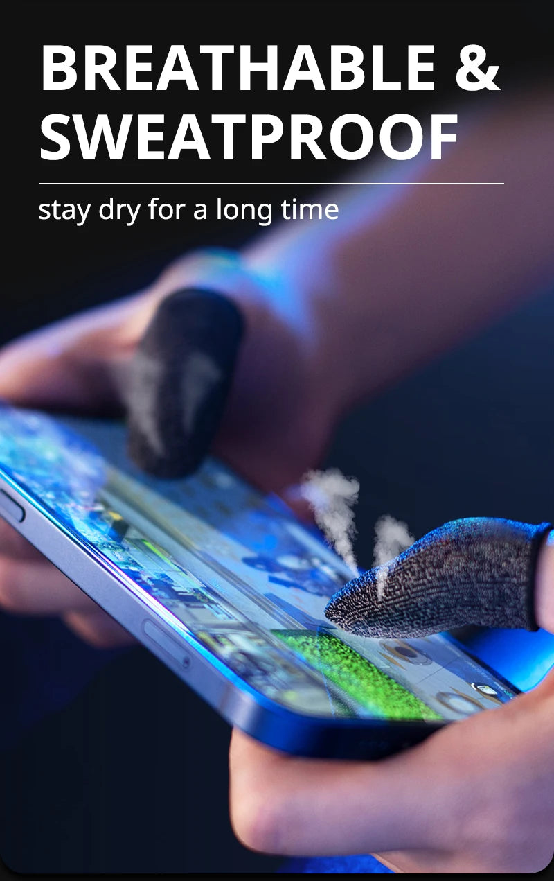 20/40pcs Gaming Finger Cover Game Controller Suitable For PUBG LOL Anti Sweat Scratch Touch Screen Game Finger Thumb Cover Glove