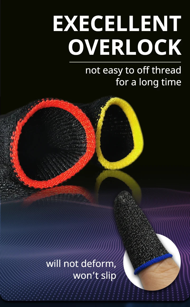 20/40pcs Gaming Finger Cover Game Controller Suitable For PUBG LOL Anti Sweat Scratch Touch Screen Game Finger Thumb Cover Glove