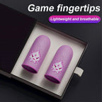 Moble Game Finger Sleeve for PUBG Game Breathable Thumb Gloves Controller Touch Screen Fingertips Anti Slip Gloves Finger Sleeve