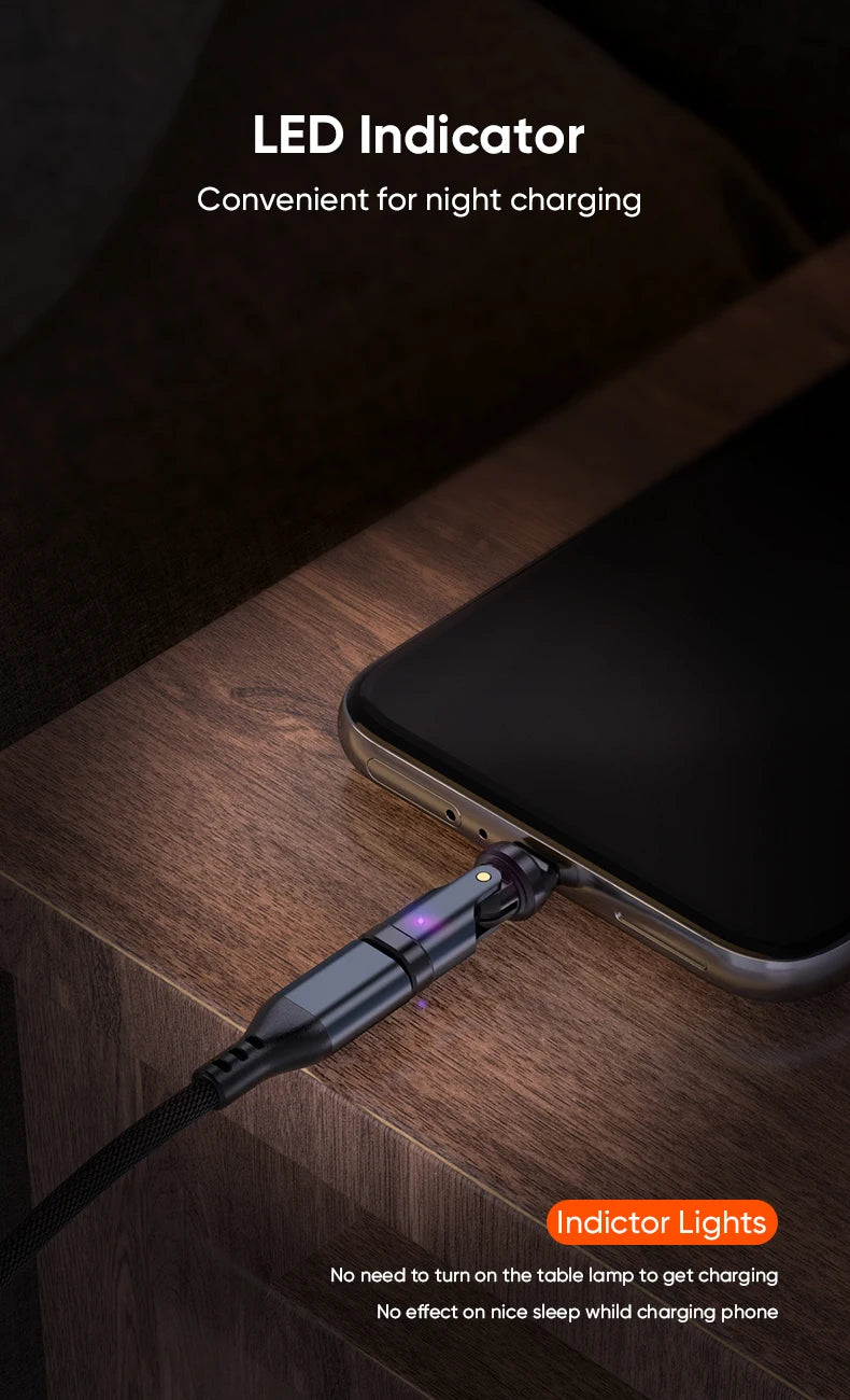 AUFU PD240W USB C to Type C OTG Adapter 540 Rotation 5A Fast Charge Cable Converter for iPhone 16 MacBook Samsung Xiaomi Laptop