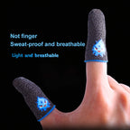Moble Game Finger Sleeve for PUBG Game Breathable Thumb Gloves Controller Touch Screen Fingertips Anti Slip Gloves Finger Sleeve