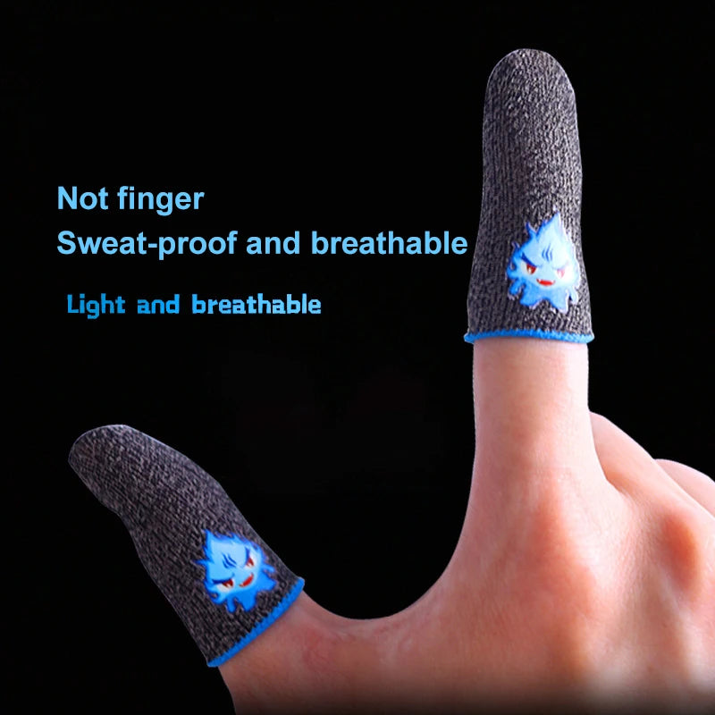 Moble Game Finger Sleeve for PUBG Game Breathable Thumb Gloves Controller Touch Screen Fingertips Anti Slip Gloves Finger Sleeve