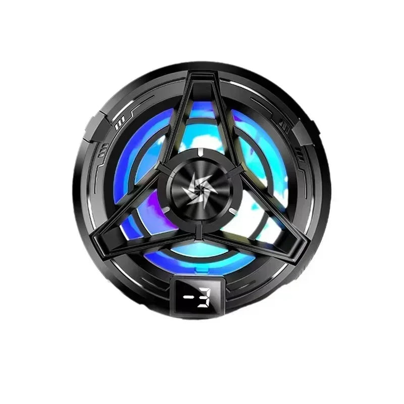 SL17 Magnetic Phones Cooler Back-Clip 2 in 1 Game Cooler Semiconductor Fast Phone Cooling Fan for IOS Android Phone