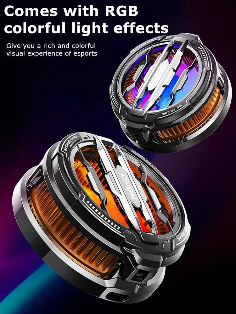 MEMO 2024 NEW Magnetic/Back-clip 2 IN 1 Mobile Phone Semiconductor Cooling Fan Radiator CX07 for Game Cooler