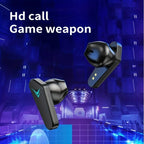 TWS Wireless Bluetooth Headset LED Display Gamer Earbuds with Mic Wireless Headphones Noise Cancelling Bluetooth Earphones X15
