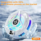 SL17 Magnetic Phones Cooler Back-Clip 2 in 1 Game Cooler Semiconductor Fast Phone Cooling Fan for IOS Android Phone