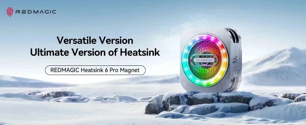 RedMagic VC Liquid Cooler 6 Pro Phone Cooler 30W power cooling Game live streaming For RedMagic 10Pro Honor Magic7 Pro iPhone 17