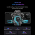 Original ASUS ROG AeroActive Cooler X For Rog 8/8pro, Rog Phone 9/9pro Funcooler Cooling Fan Holder ROG Gaming Phone Accessories