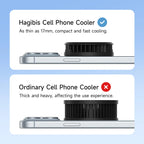 Hagibis Magnetic Cell Phone Cooler Universal Cooling Fan Mobile Phone Radiator for iPhone 17 Pro Black Shark Gaming Live Stream