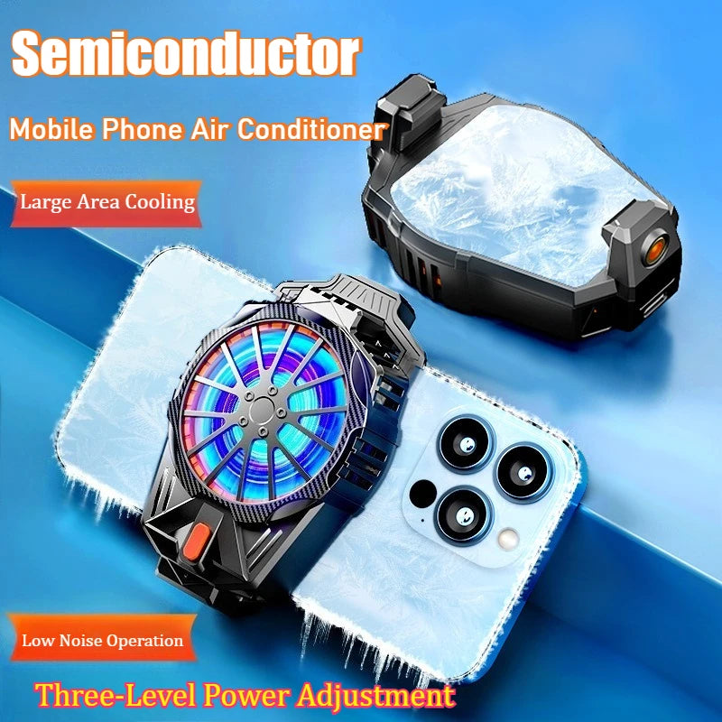 Cellphone Portable Cooling Fan Radiator for IPhone Xiaomi Samsung Asus Game Cooler Universal Mobile Phone Cooler Plug-in Model