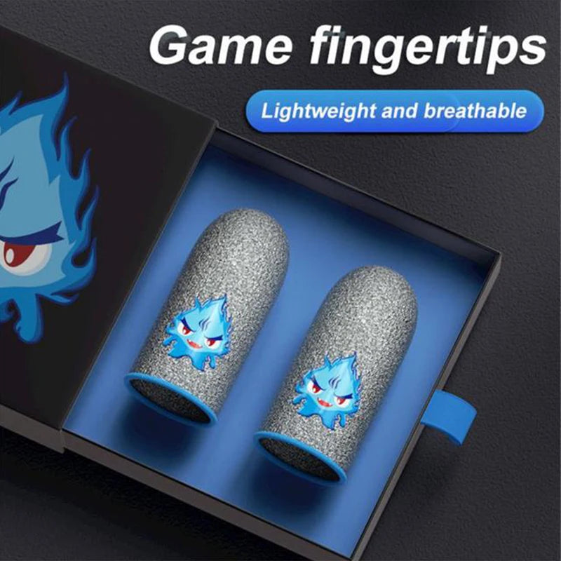 Moble Game Finger Sleeve for PUBG Game Breathable Thumb Gloves Controller Touch Screen Fingertips Anti Slip Gloves Finger Sleeve